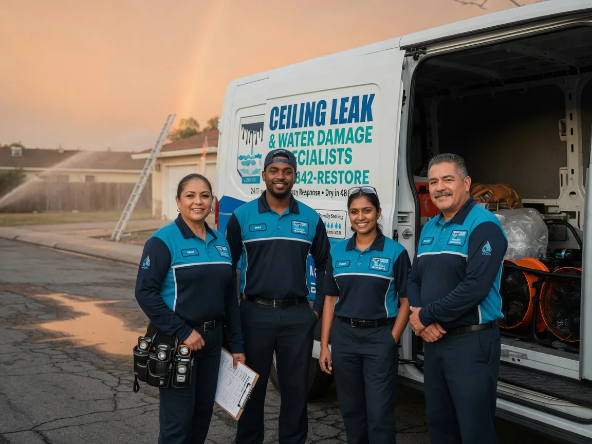 Ceiling Leak Cleanup company in Harshaw, WI