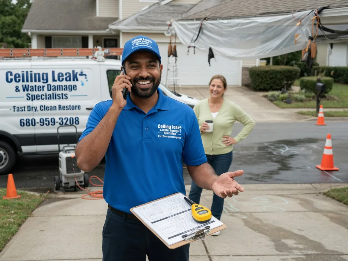 Ceiling Leak Cleanup Harshaw, WI FAQs